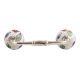Multicolor Leaves Crackle Ceramic Bridge Handle